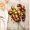 Chilli paneer skewers