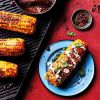Sweet and sour-glazed BBQ corn