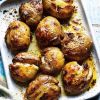 Crispy squashed potatoes  