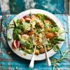 Plum, avocado and tarragon salad