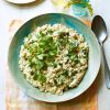 Basil pearl barley ‘risotto’
