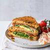 Ploughman’s eggy bread sandwich