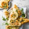 Oven-baked naan breads