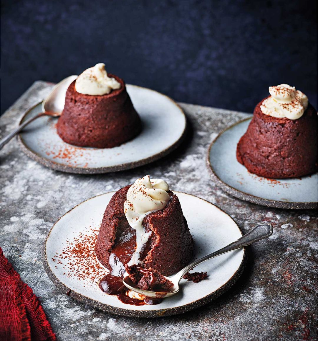 Chocolate lava cakes