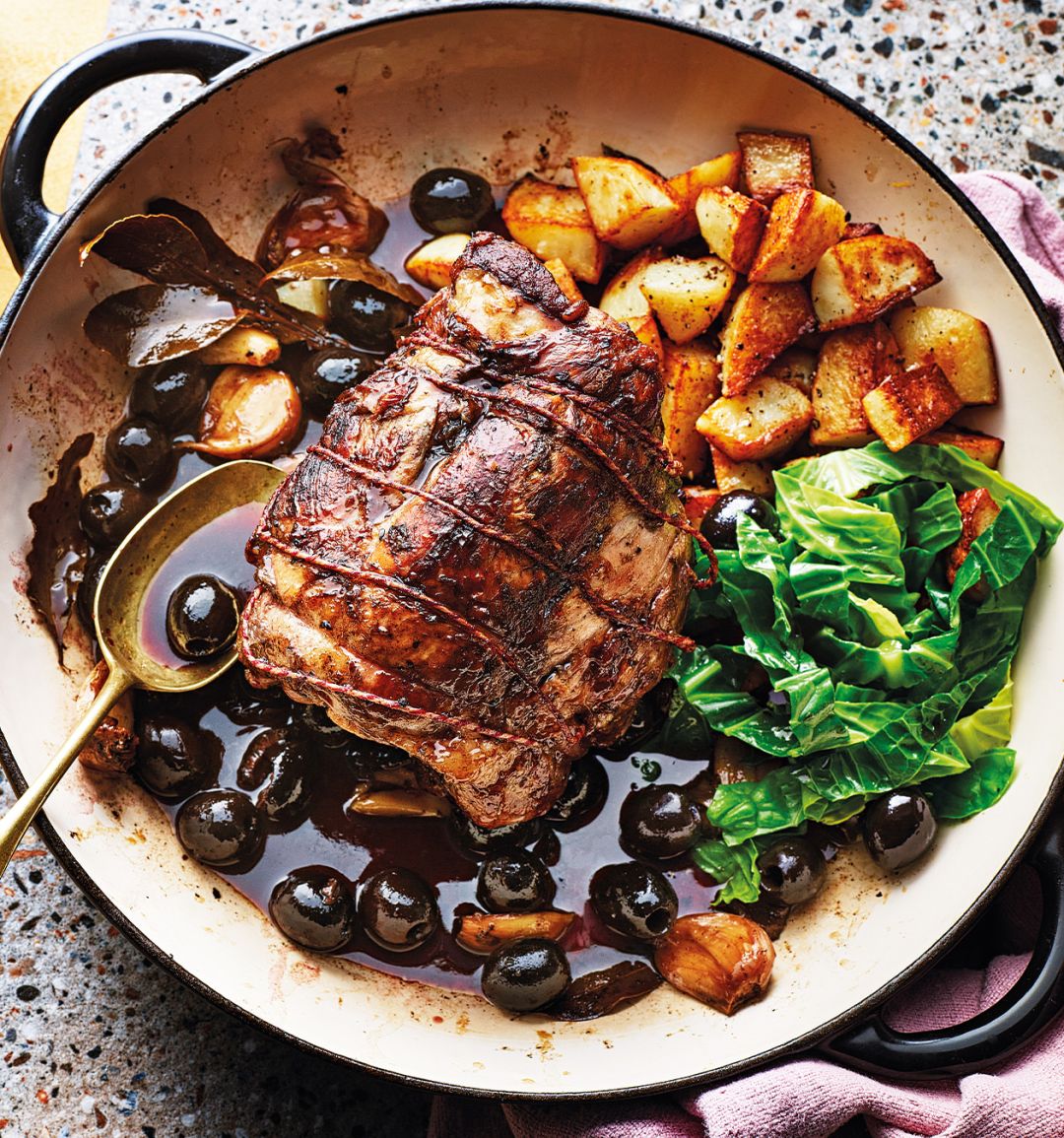 Slow-cooked pork shoulder