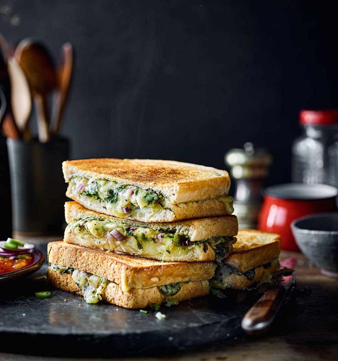 Mumbai potato toasties