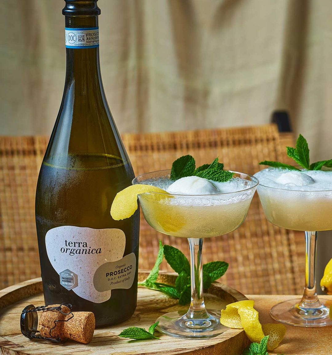 Sponsored: organic Sgroppino with lemon sorbet