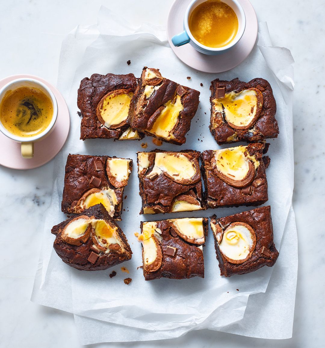 Creme Egg brownies 