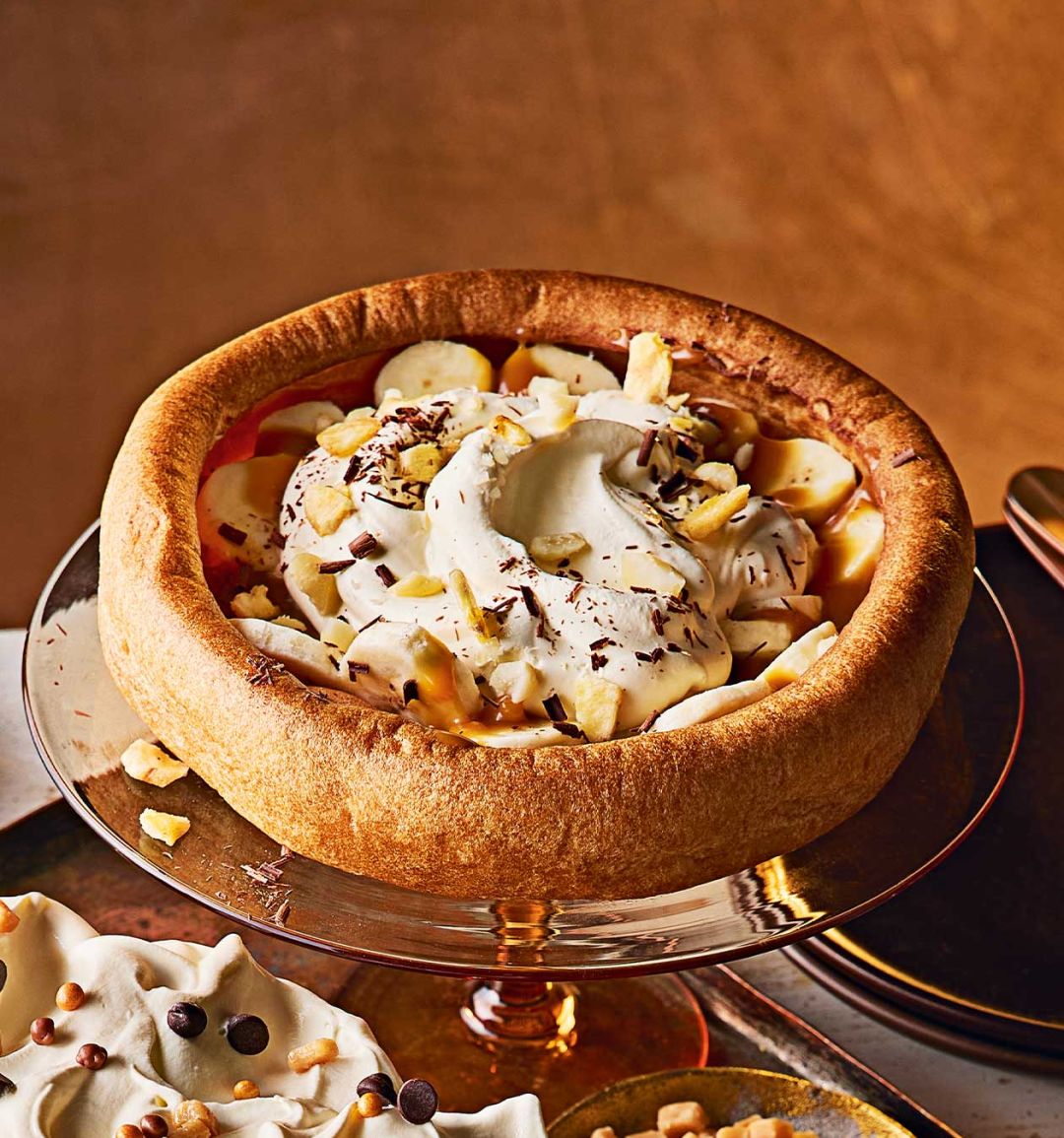 Yorkshire banoffee pudding
