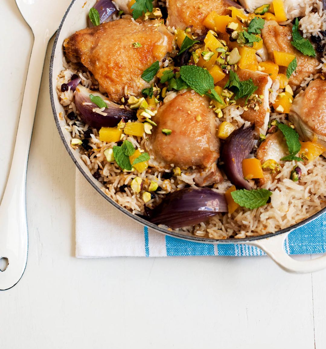 One-pot Moroccan chicken