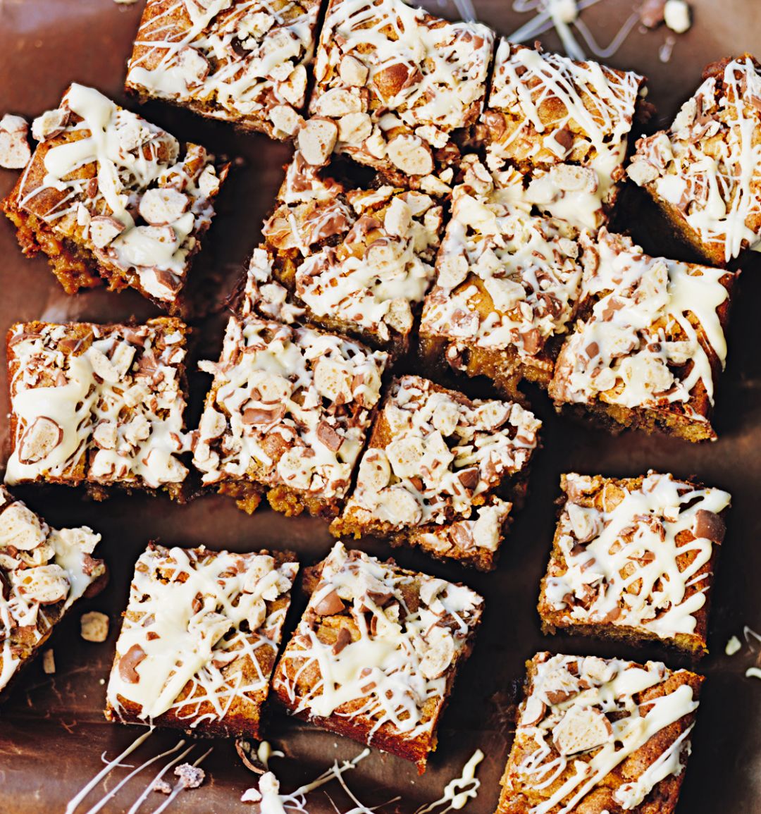 Malteser blondies