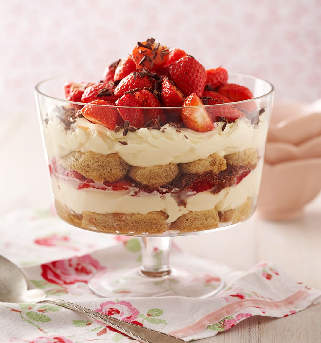 Strawberry tiramisu