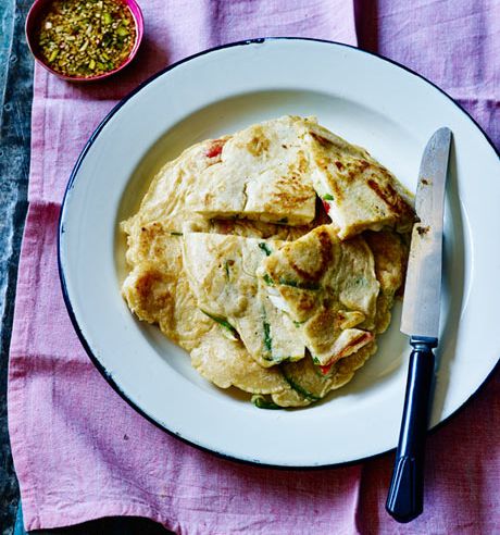 Pajeon (seafood pancakes)