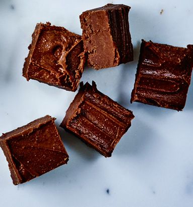 Maple-peanut butter raw ‘fudge’