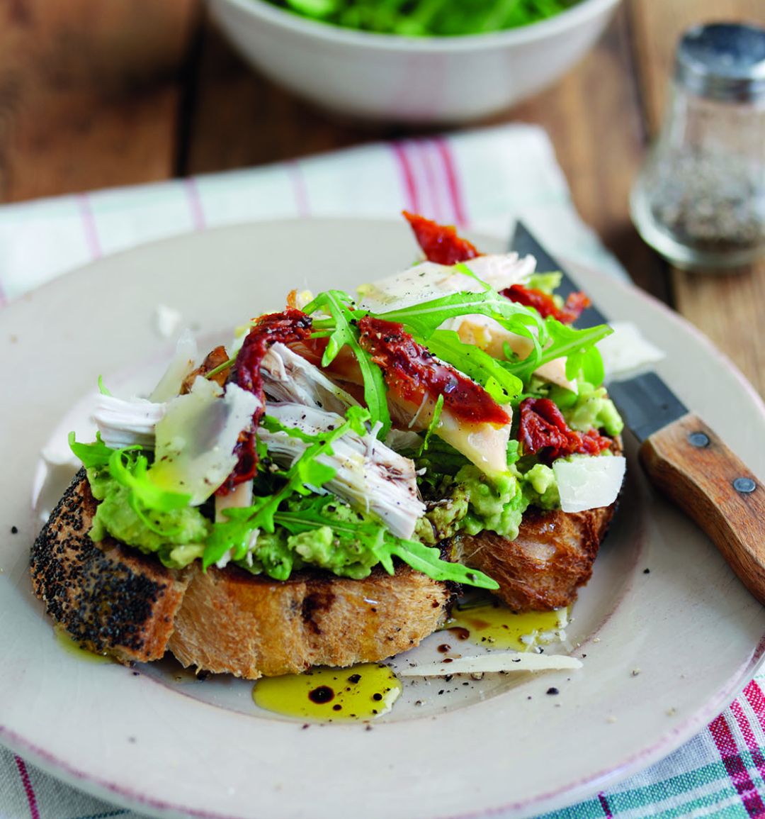 Avocado brunch spread
