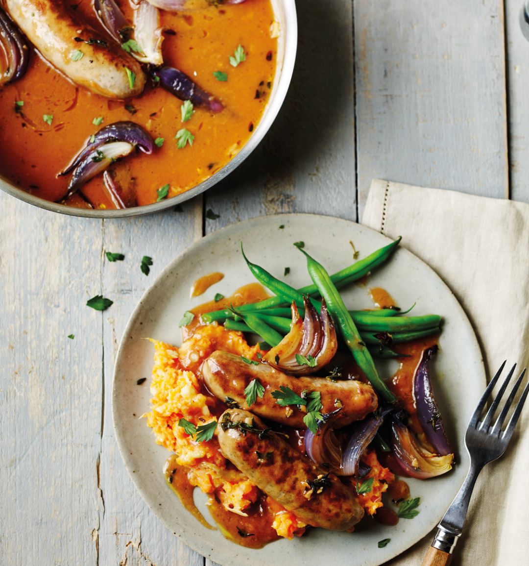 Tom Daley's healthier sausage casserole