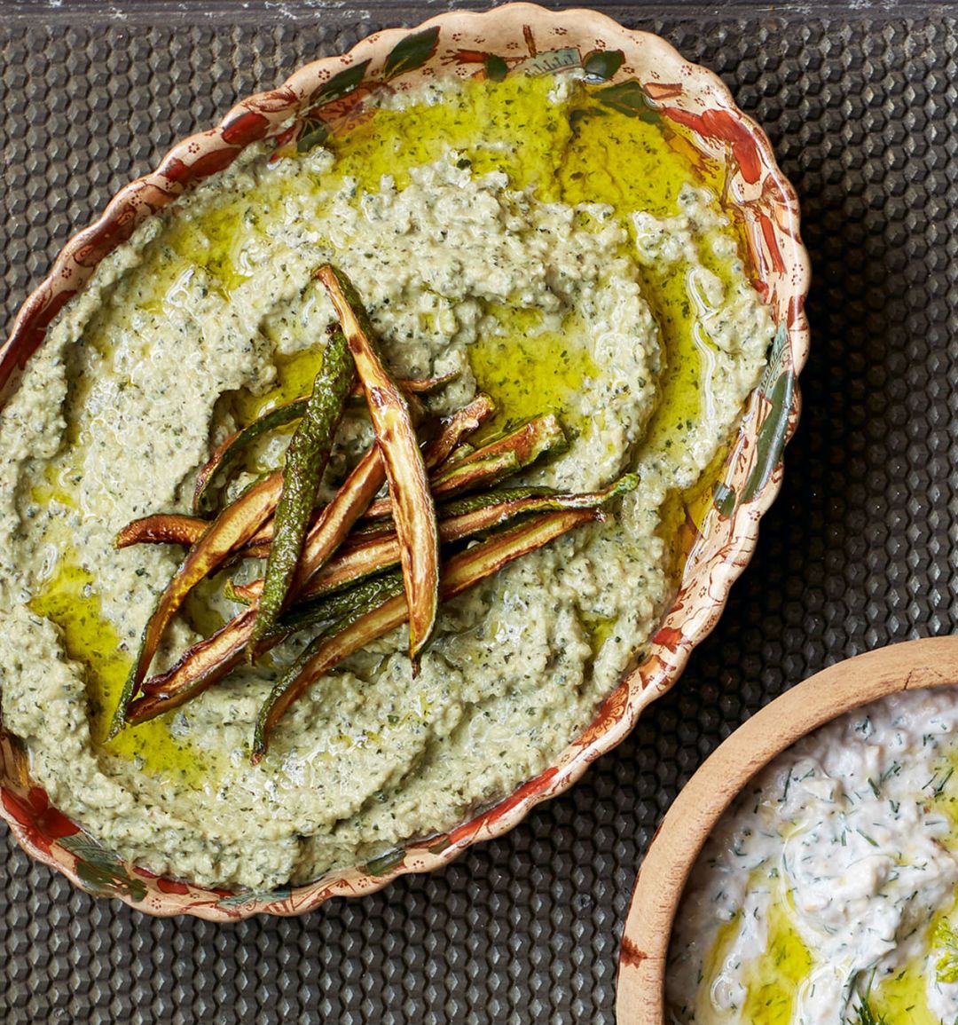 Courgette and tahini dip