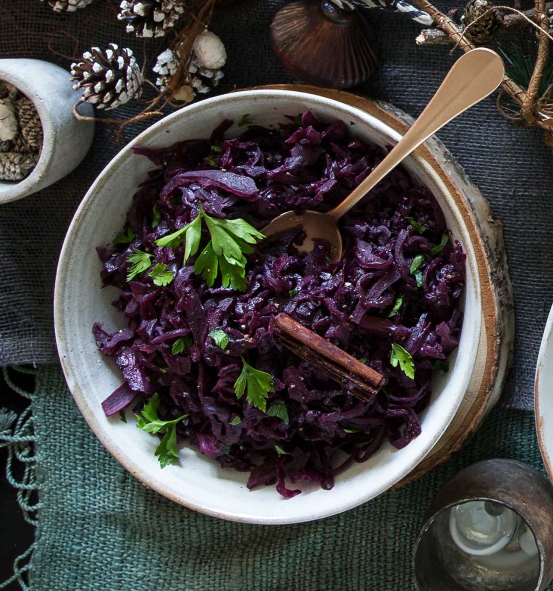 Sloe gin red cabbage 