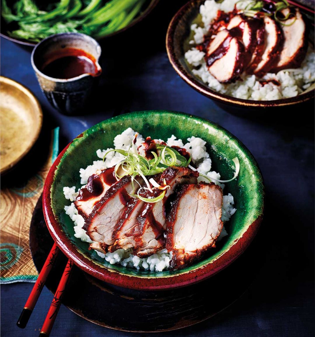 Sweet and sticky pork (char siu)