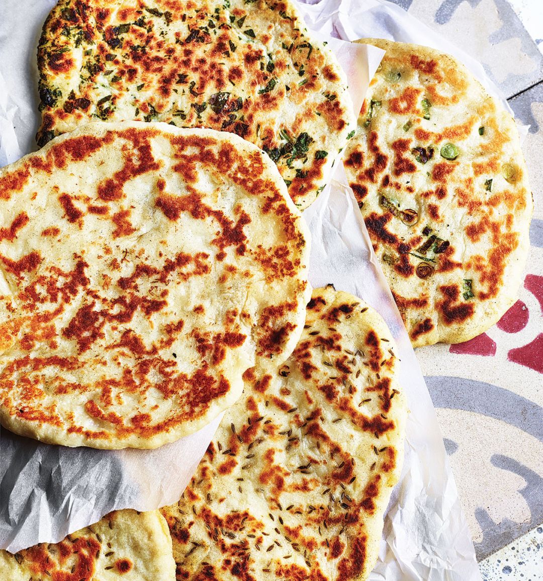 4-ingredient flatbreads