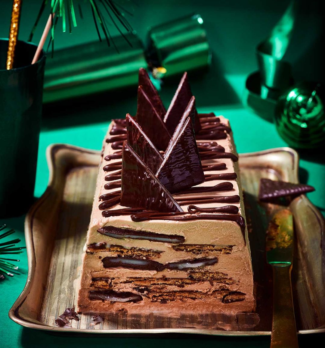 After Eight frozen chocolate loaf