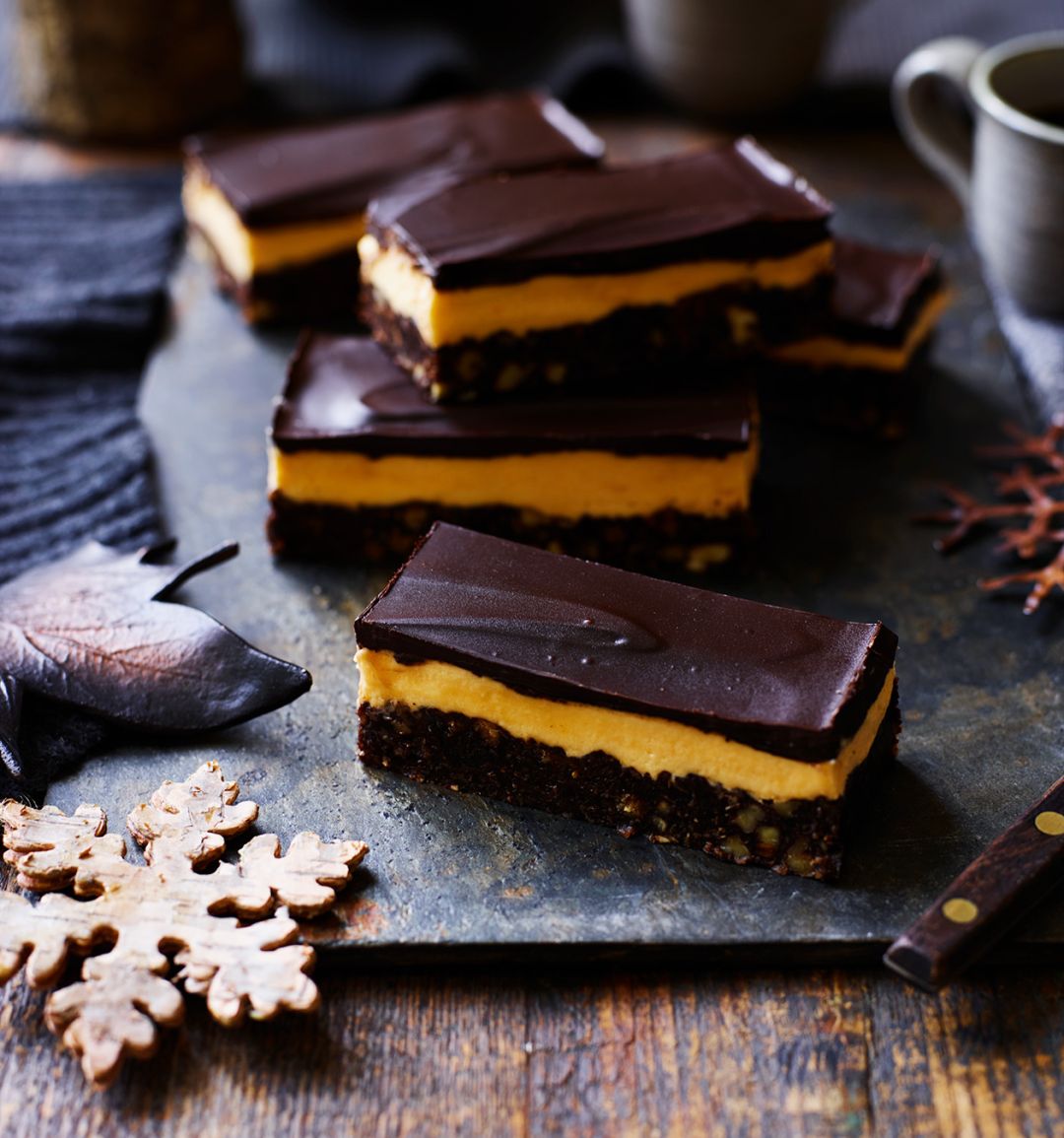 Festive Nanaimo bars