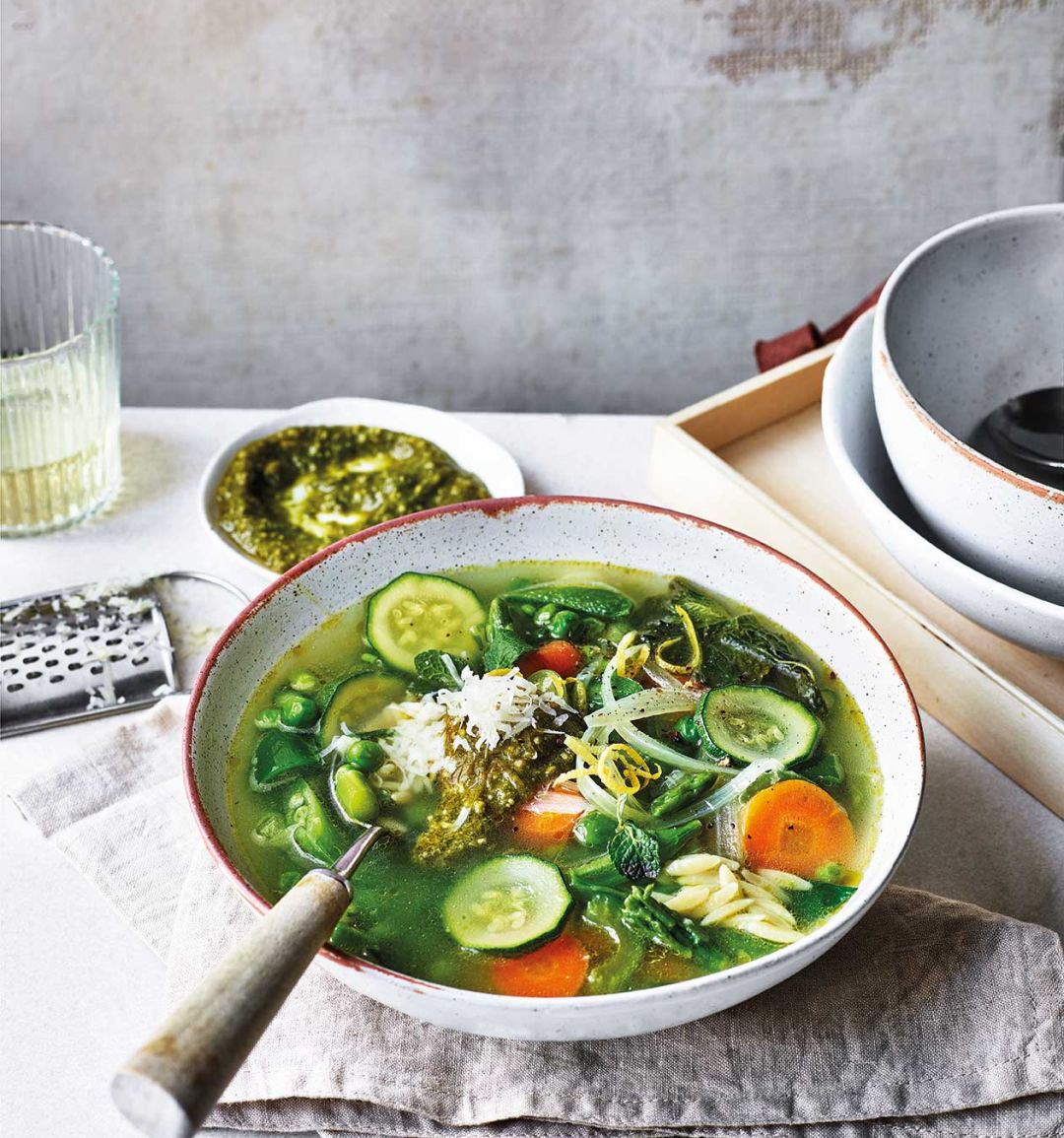 Spring minestrone