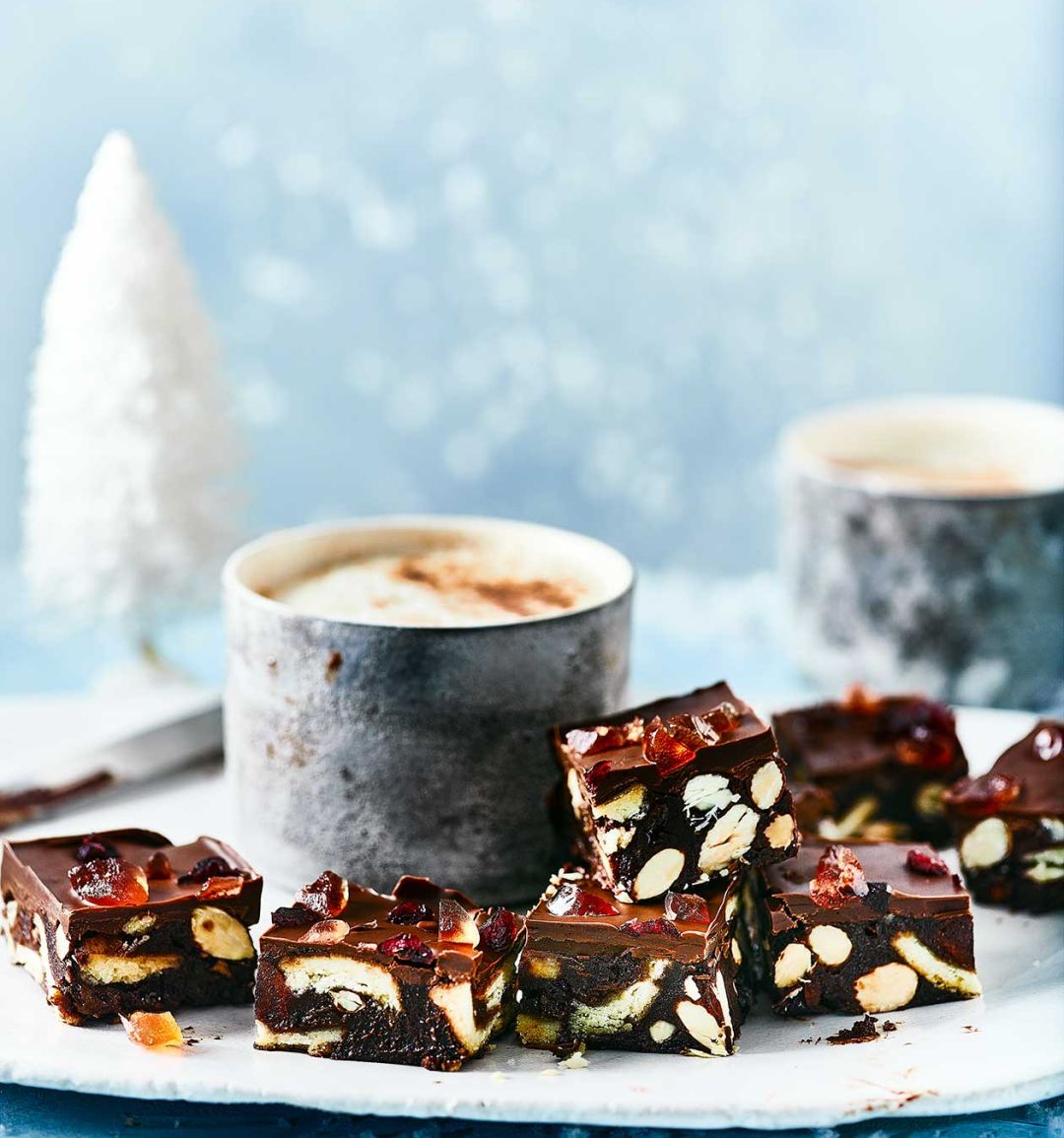 Mince pie tiffin bites