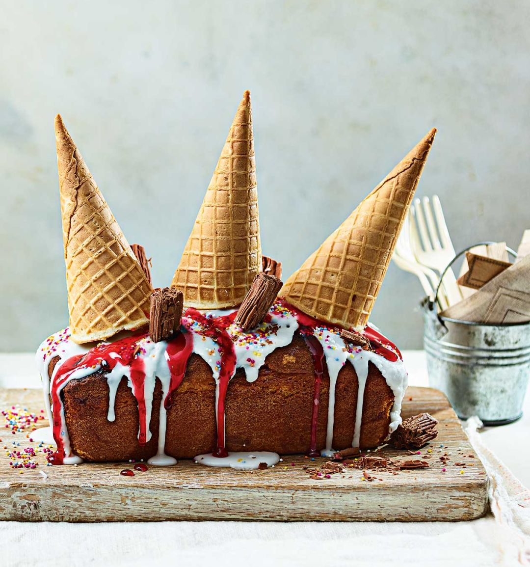 Melted ice cream cake