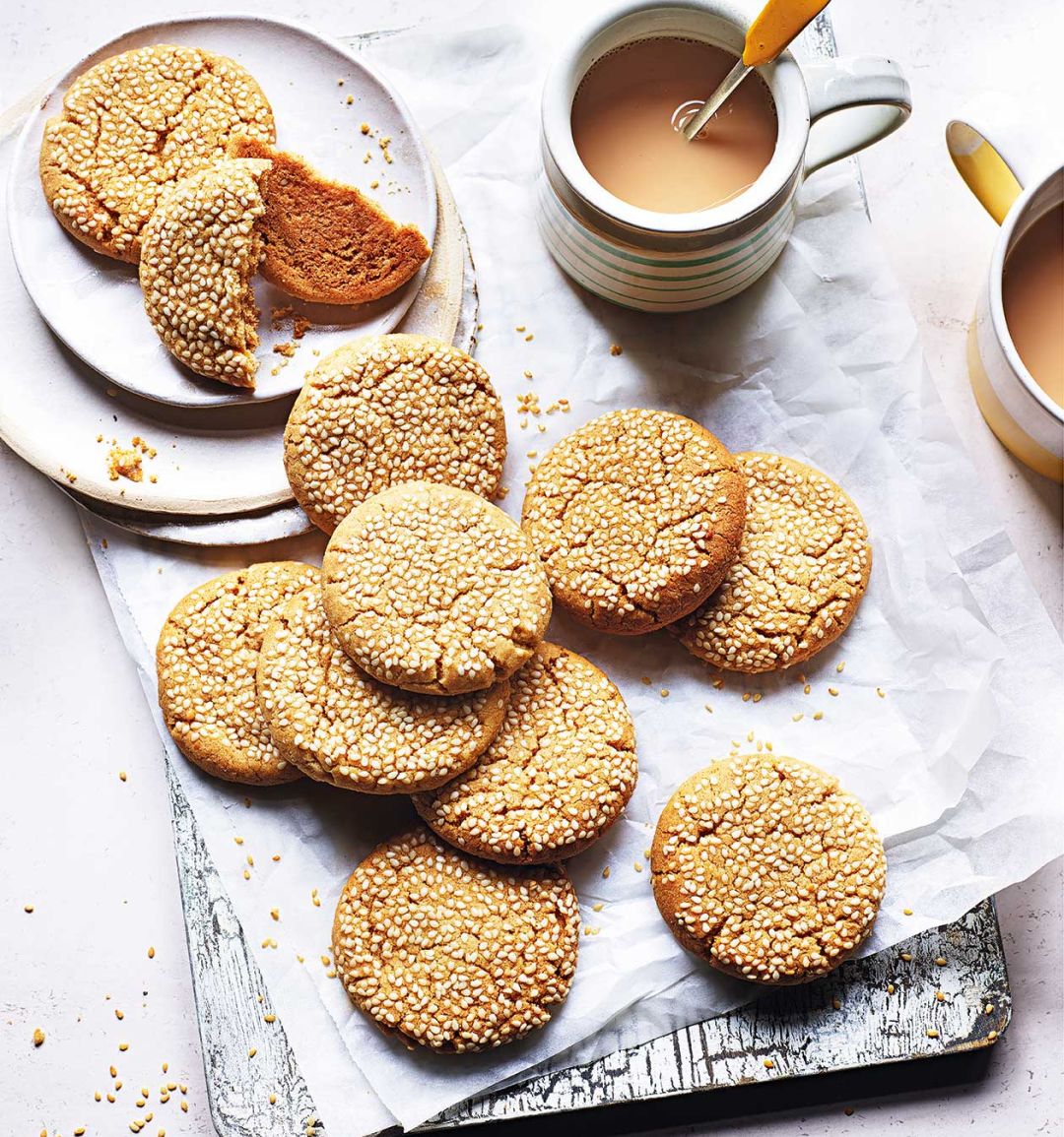 Tahini honey cookies