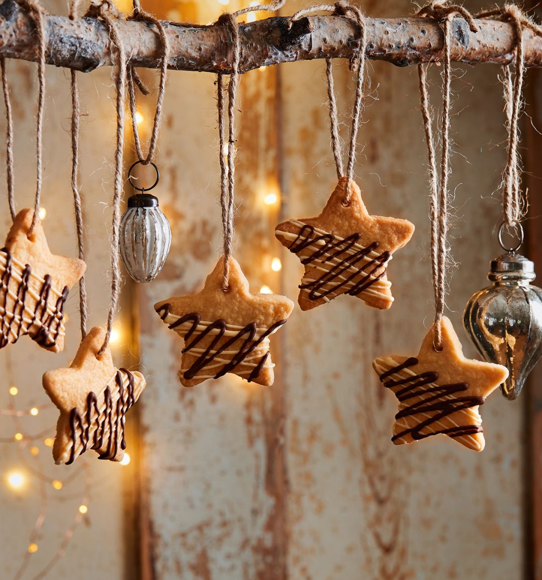 Orange and ginger shortbread stars from Billington's