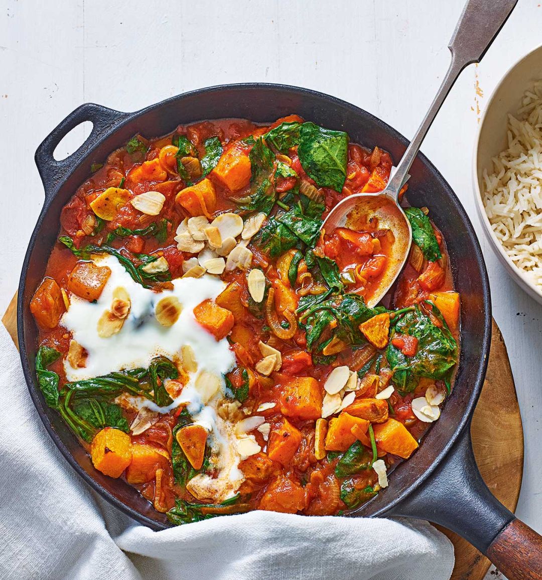 Butternut squash balti