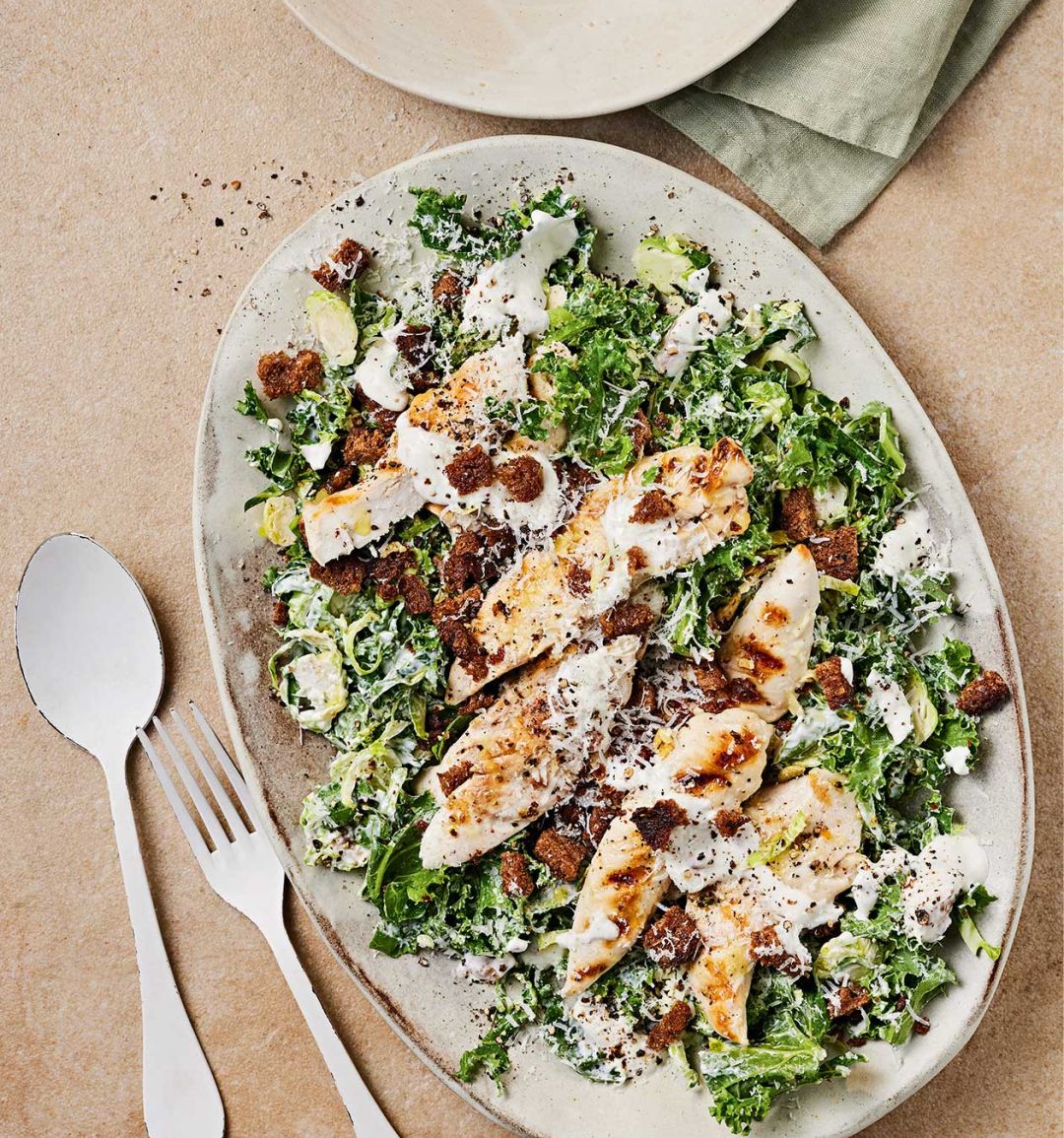 Winter chicken Caesar