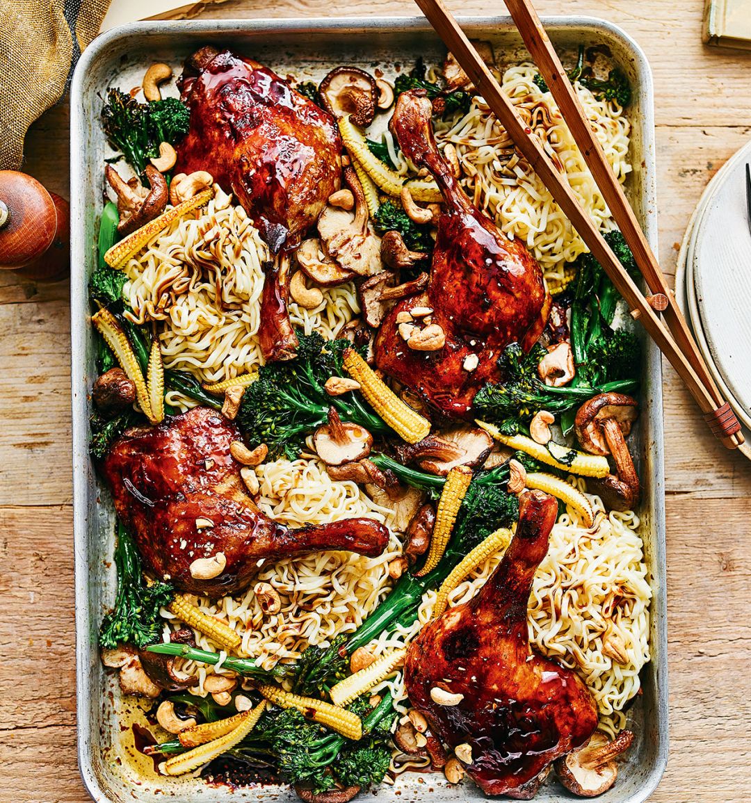 Sticky tamarind and ginger duck