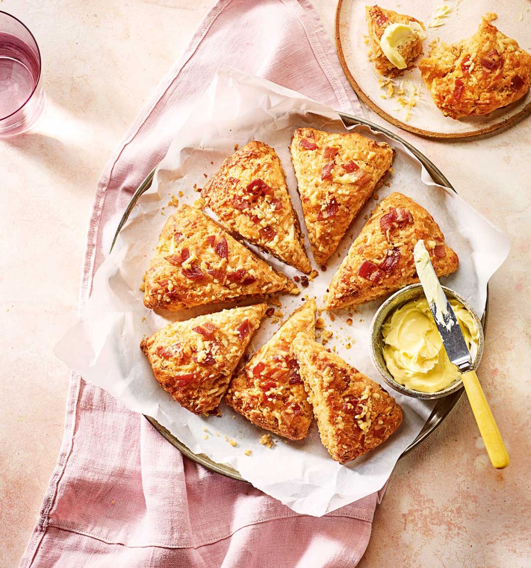 Brummie Brummie bacon cakes recipe | Sainsbury`s Magazine