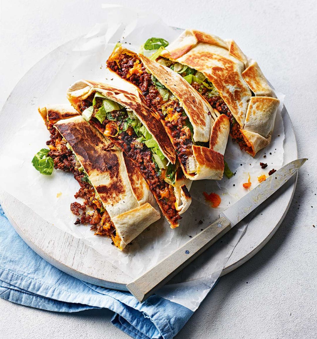 5-ingredient spicy chipotle crunch wraps