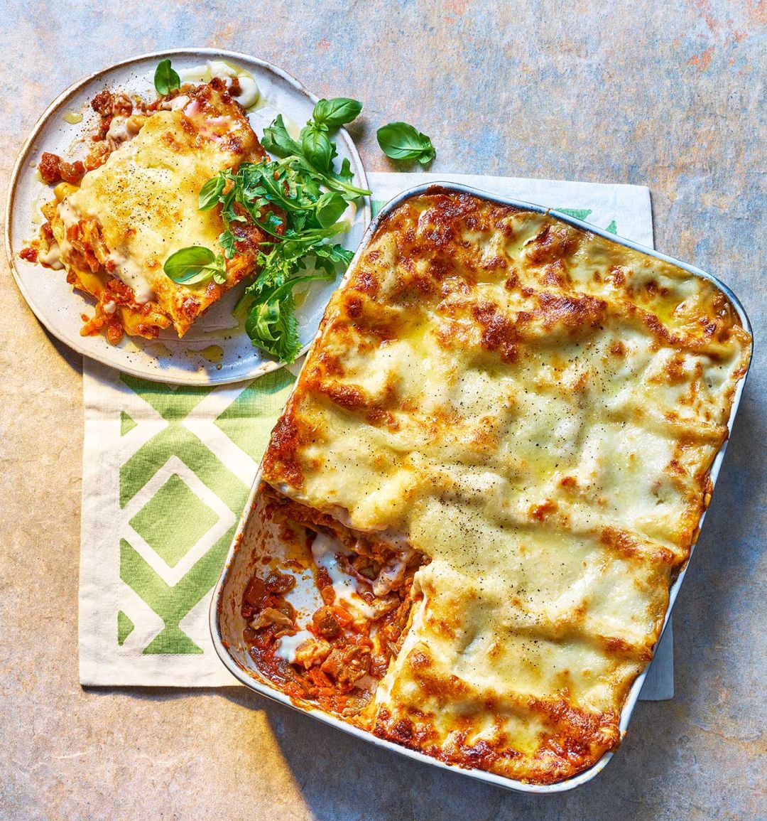 Classic vegetarian lasagne