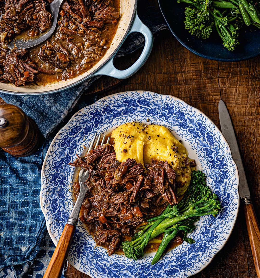 Espresso-and-whisky-braised ribs