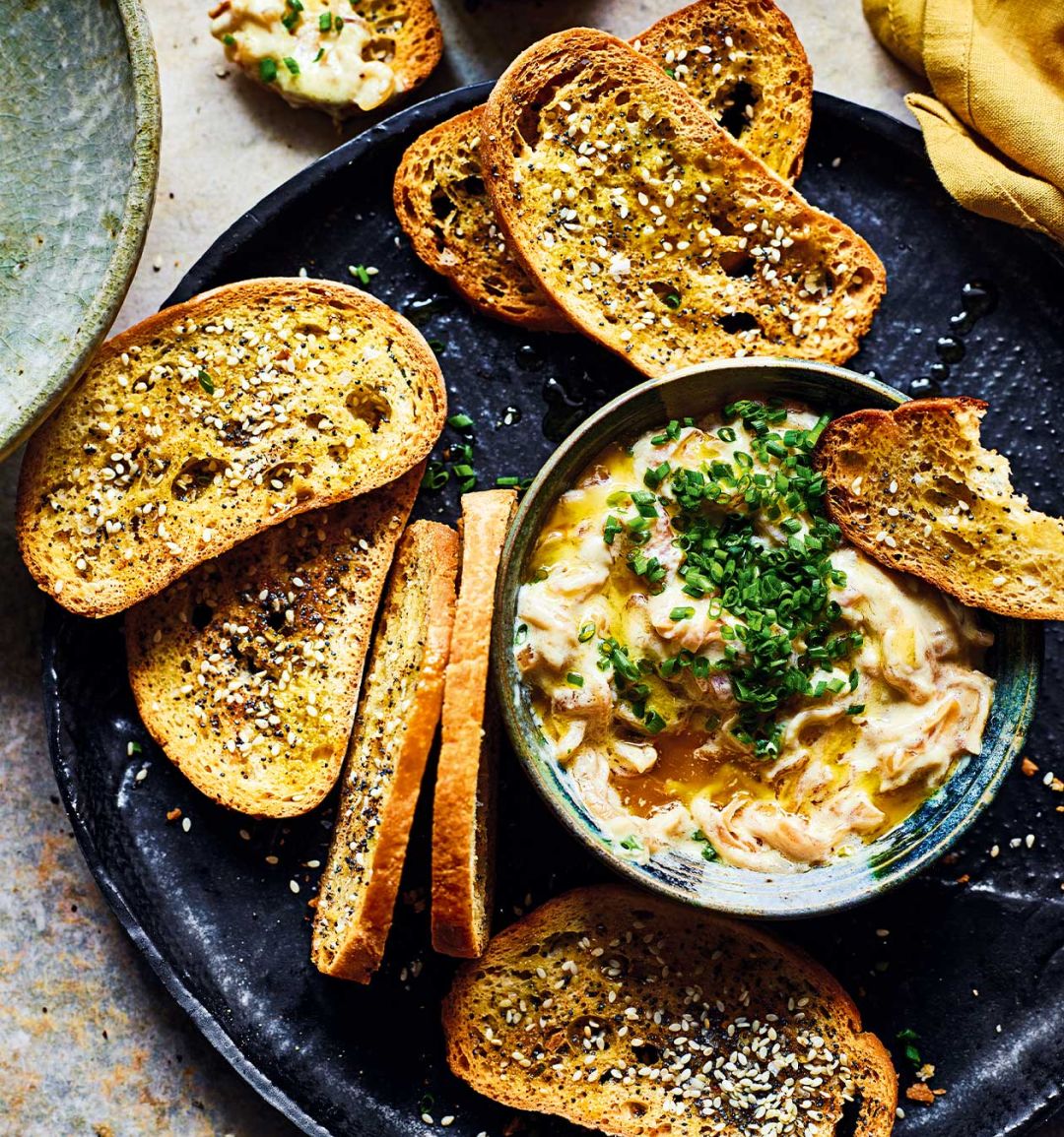Caramelised shallot and mustard dip