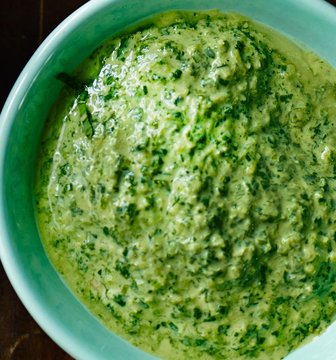 Fresh coriander chutney