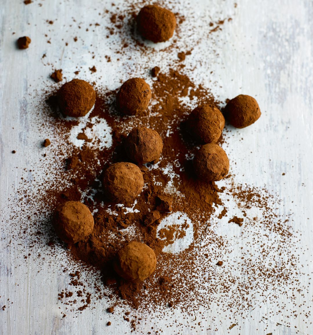 Whisky ginger truffles