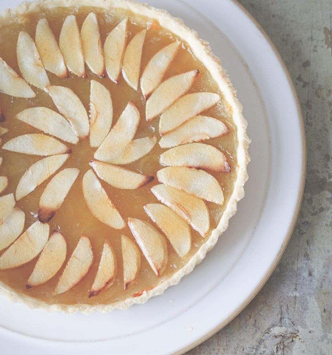 French apple tart