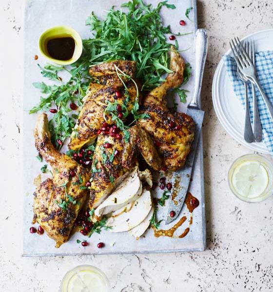 Persian-style spatchcock barbecued chicken 