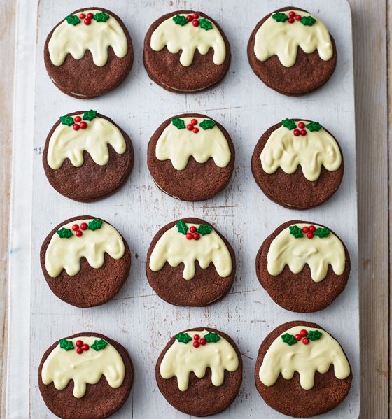 Christmas pudding mint ‘Oreos’