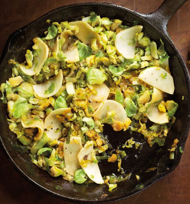 Ginger and soy Brussels sprouts