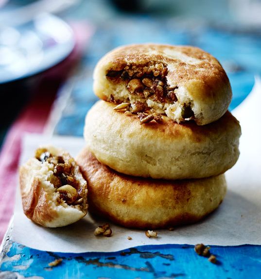 Hotteok (Korean flat doughnuts)