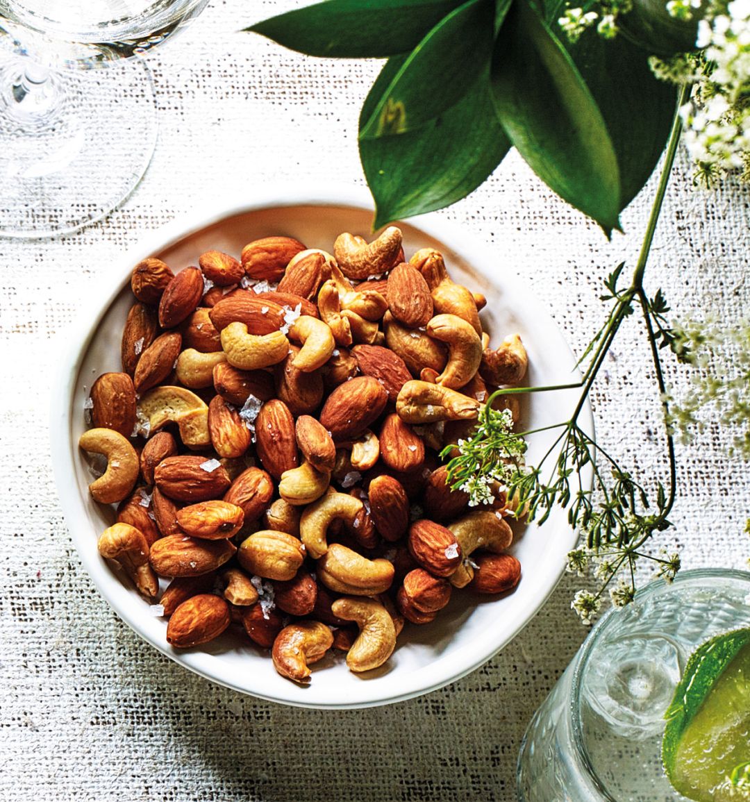 Salt and vinegar nuts