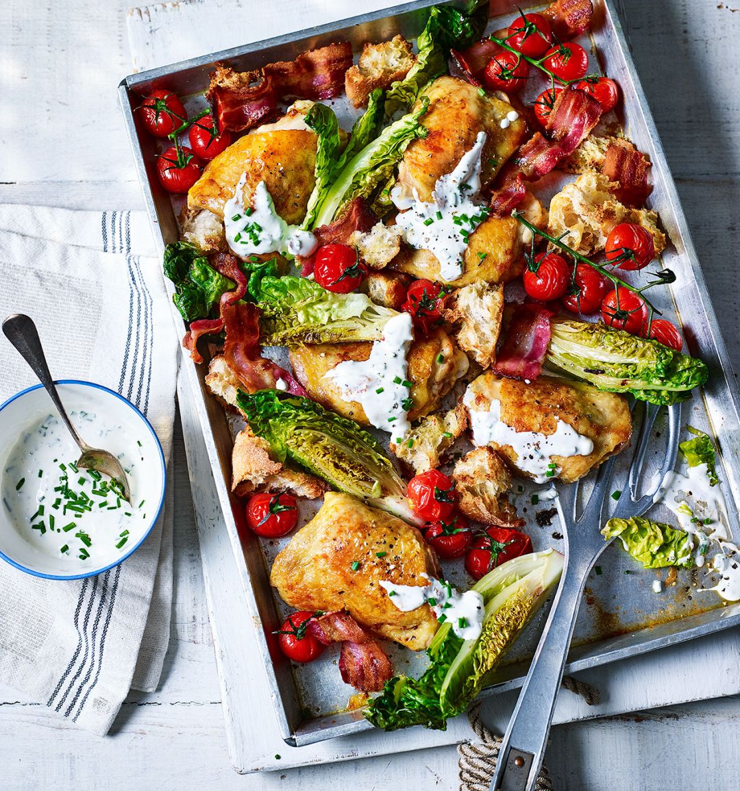 BLT chicken traybake 