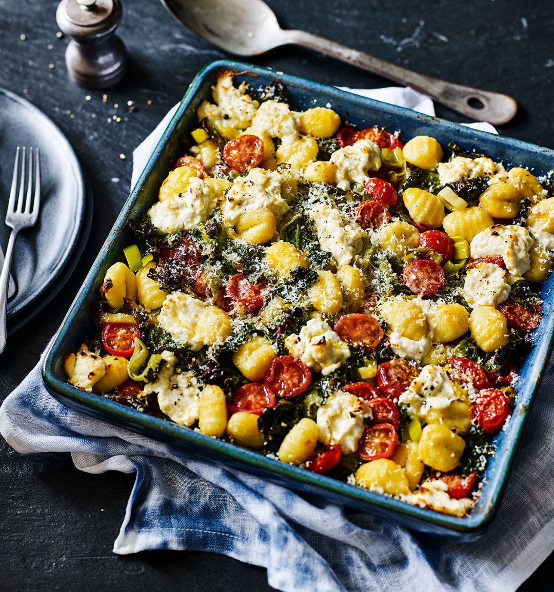 Kale and ricotta gnocchi
