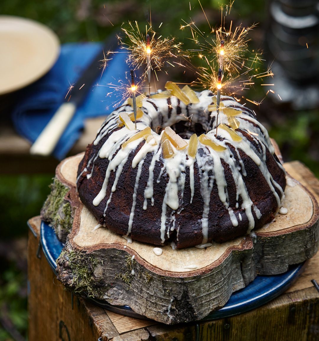 Chocolate ginger bundt cake